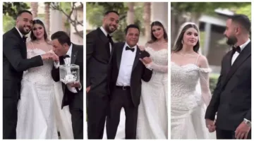 25 صورة من زفاف بسملة، ابنة محمد فؤاد