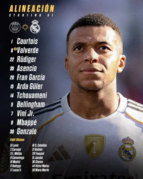 مدرب ريال مدريد يغيّر تشكيلته لملاقاة باريس سان جيرمان.
