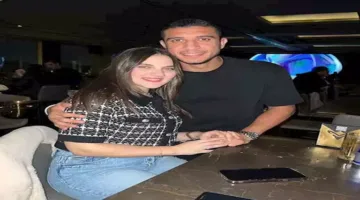 3 صور رومانسية لرامي ربيعة مع شريكة حياته