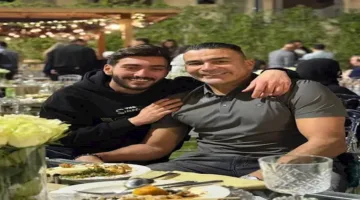 3 صور لعصام الحضري يحتفل مع ابنه بهذه المناسبة