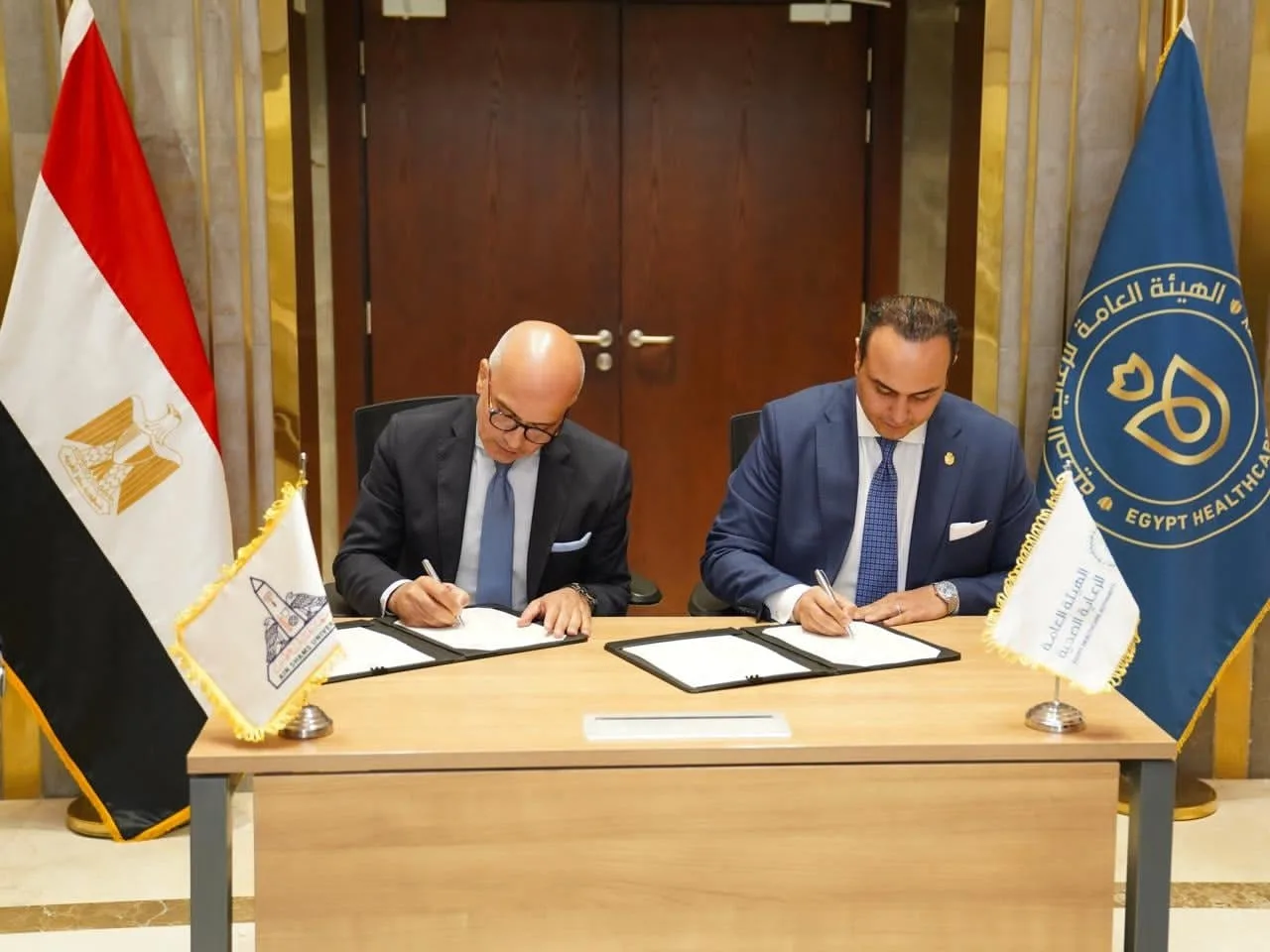 شراكة بين هيئة الرعاية الصحية وجامعة عين شمس في مجال التدريب السريري وتعزيز البحث العلمي شراكة بين هيئة الرعاية الصحية وجامعة عين شمس في مجال التدريب السريري وتعزيز البحث العلمي