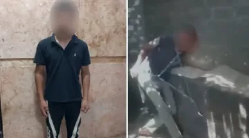 الداخلية تكشف عن حادثة اعتداء على شخص مقيد بسلسلة حديدية في الشرقية