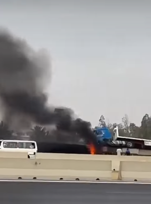 حادث الطريق الصحراوي