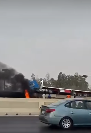 حادث الطريق الصحراوي