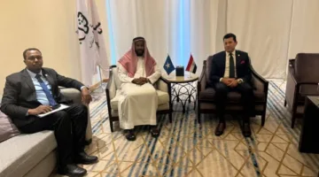 وزير الشباب والرياضة يجتمع مع نظيره الصومالي لمناقشة فرص التعاون المشترك