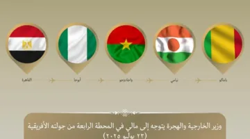وزير الخارجية والهجرة يزور مالي في المرحلة الرابعة من جولته في غرب إفريقيا