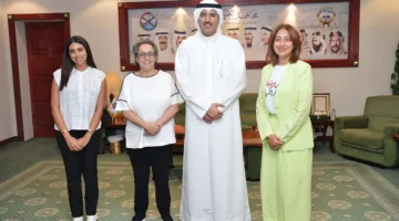 محافظ الأحمدي يستضيف فريق «أمنية» لبحث تعزيز استدامة مشروع إعادة تدوير البلاستيك
