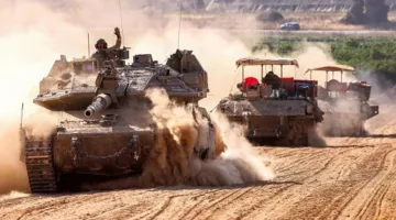 الجيش الإسرائيلي ي launch عملية برية في دير البلح بوسط غزة