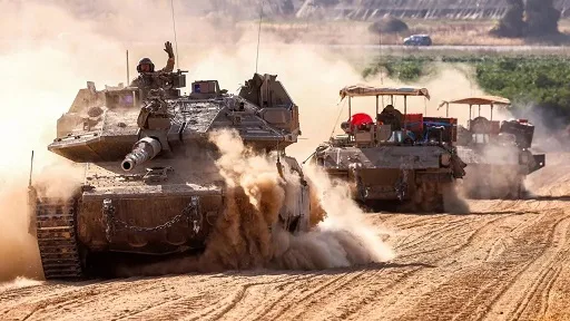 الجيش الإسرائيلي ي launch عملية برية في دير البلح بوسط غزة الجيش الإسرائيلي ي launch عملية برية في دير البلح بوسط غزة
