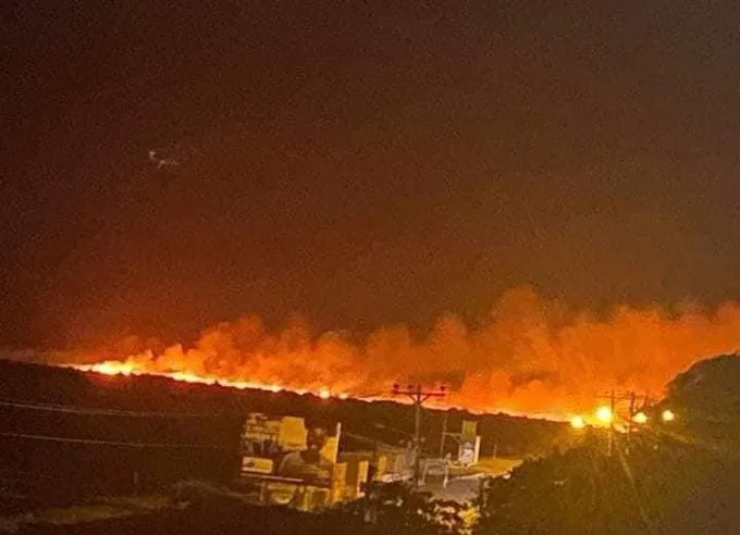 حريق هائل في الغابات بألمانيا يهدد المناطق السكنية والمرافق الأساسية حريق هائل في الغابات بألمانيا يهدد المناطق السكنية والمرافق الأساسية