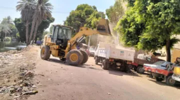 إزالة 600 طن من النفايات خلال حملات تنظيف في قرى وشوارع إسنا