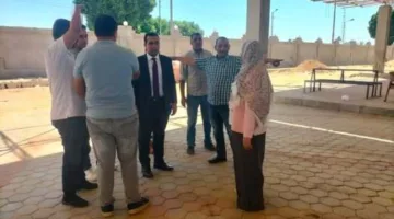 نائب محافظ قنا يزور مشروع بناء مجمع مواقف نجع حمادي الجديد