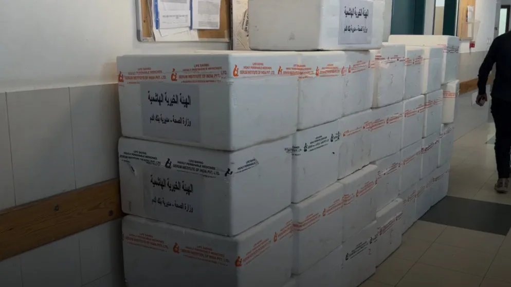 الأردن يرسل تبرعات دم إلى المستشفيات في شمال وجنوب غزة الأردن يرسل تبرعات دم إلى المستشفيات في شمال وجنوب غزة
