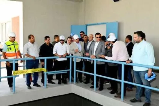 وزير الإسكان ومحافظ بني سويف يزوران مشروع تطوير محطة مياه الشرب في أشمنت وزير الإسكان ومحافظ بني سويف يزوران مشروع تطوير محطة مياه الشرب في أشمنت