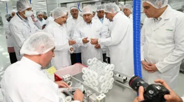 وزير الصناعة والنقل يدشّن مصنع مرشحات غسيل الكلى