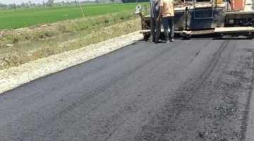 محافظ الشرقية يتابع تطوير ورصف طريق السماعنة / عمار في مركز فاقوس
