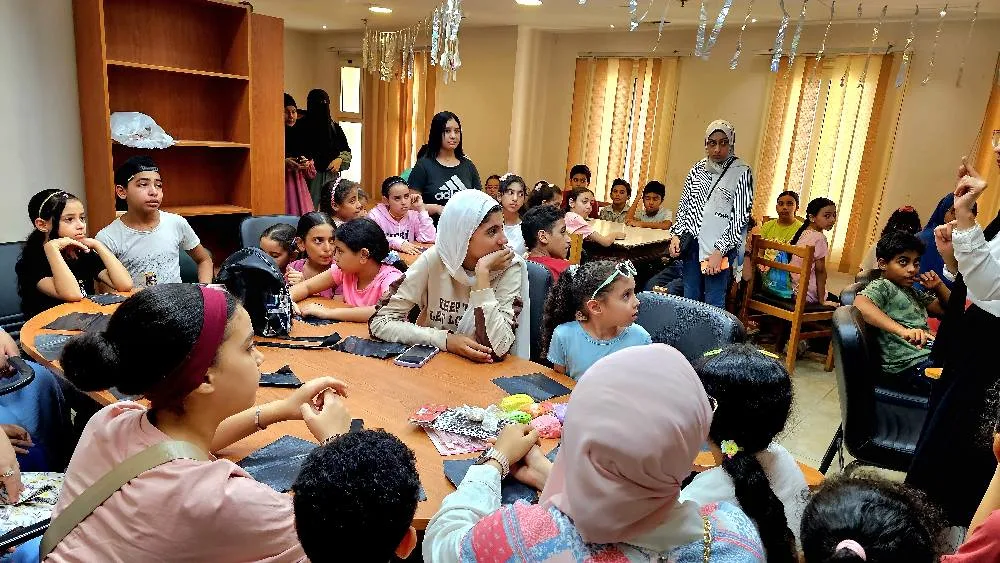 200 طفل يبدعون في كامب طنطا الثقافي مع ورش عمل مجانية للغة والفنون والتكنولوجيا طوال فترة الصيف