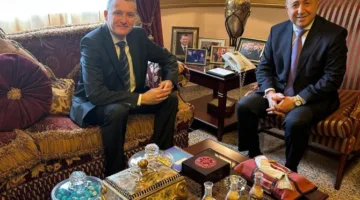 نفاع يستقبل السفير الهنغاري الجديد في الأردن