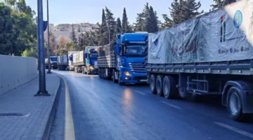 الأردن يرسل 60 شاحنة إغاثة إلى قطاع غزة