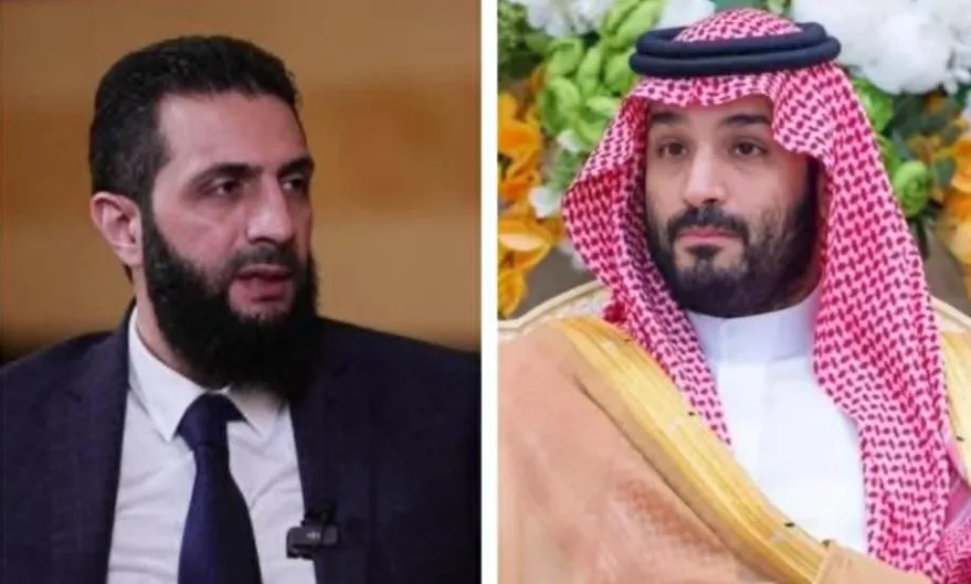 ولي العهد السعودي يثني على جهود الحكومة في معالجة الأوضاع الأخيرة في سوريا