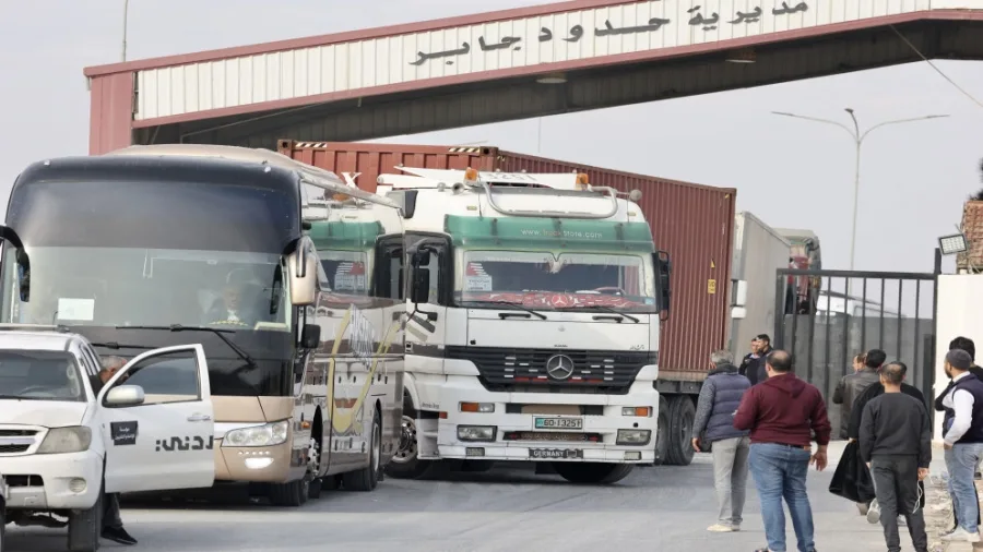 31.4 ألف شاحنة من صادرات البلاد وصلت إلى سوريا 31.4 ألف شاحنة من صادرات البلاد وصلت إلى سوريا