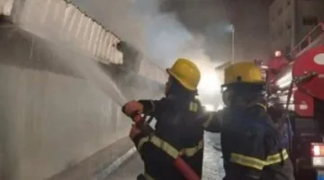 حريق يندلع في شقة داخل مبنى مكون من 4 طوابق بمدينة العاشر من رمضان