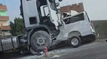 عاجل | حكم بالسجن 15 سنة على سائق تريلا تسبب في وفاة 18 فتاة في حادث على الطريق الإقليمي بالمنوفية