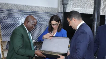 قيادة حزب البام تستقبل الرئيس الأسبق لجنوب إفريقيا