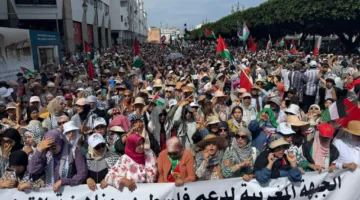 الرباط تشهد مسيرة حاشدة احتجاجًا على تجويع غزة ودعوة لإنهاء العدوان الإسرائيلي