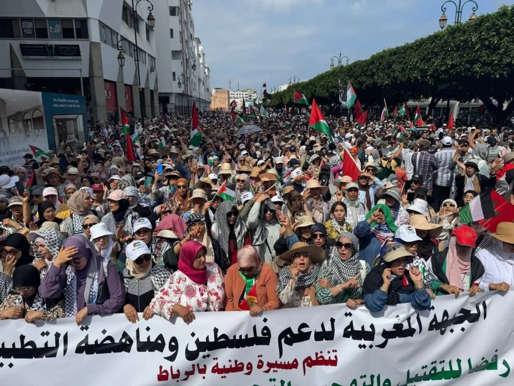 الرباط تشهد مسيرة حاشدة احتجاجًا على تجويع غزة ودعوة لإنهاء العدوان الإسرائيلي