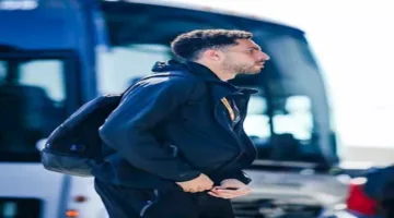 7 لقطات لخطيبة مصطفى شوبير خلال انتظارها في المطار