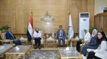 توقعات بتوثيق علاقات مركز قدرات جامعة بنها.. الجيزاوي يلتقي وفداً من المجلس الأعلى للخدمات الإلكترونية للجامعات