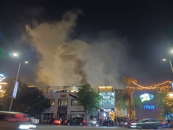 <strong>حريق مطعم شهير بشارع جسر السويس بمصر الجديدة</strong>