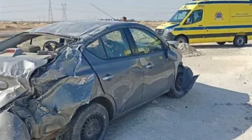 عروس تتعرض لإصابة نتيجة حادث انقلاب سيارة الزفاف أثناء توجهها إلى عش الزوجية في قنا