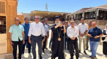 محافظ قنا يتفقد أديرة نقادة تحضيرًا لمهرجان الفنون والحرف التراثية في نوفمبر المقبل