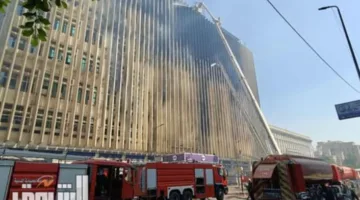 خبراء الدفاع المدني: التصميم الهيكلي لسنترال رمسيس أدى إلى تأخير إطفاء الحريق