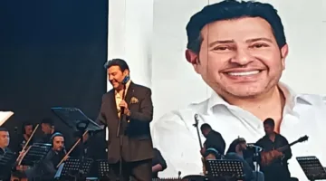 حفل مزدحم لهاني شاكر مع فرقة رضا على خشبة مسرح البالون