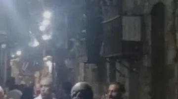 Evacuation of Residents from Property After Partial Collapse in Sayeda Zeinab.. Photos