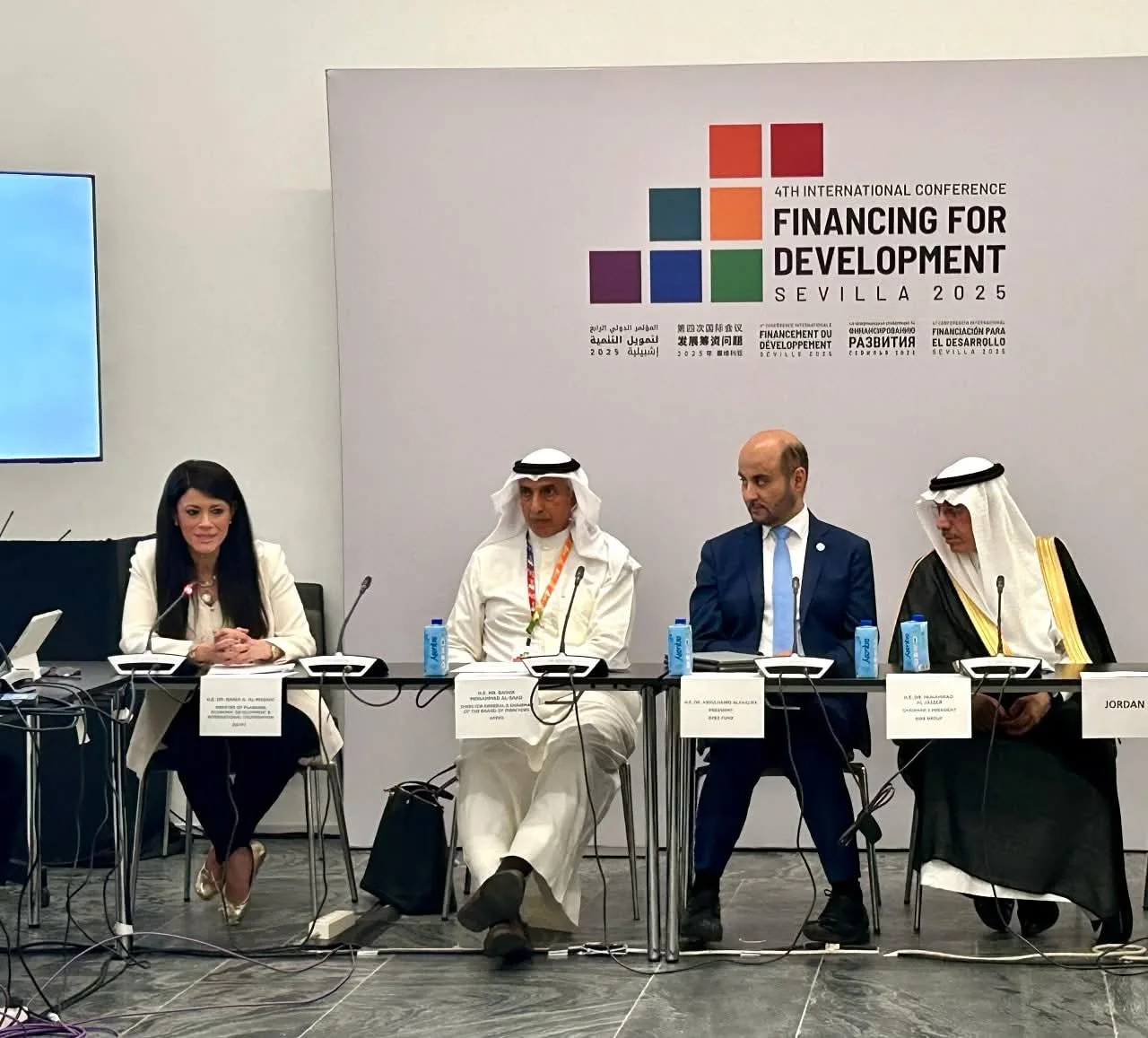 وزيرة التخطيط تساهم في الاجتماع الرفيع المستوى لرؤساء مؤسسات مجموعة التنسيق العربية.