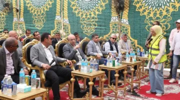 محافظ بني سويف يرافق وزير الإسكان في جولة لمشروعات مياه الشرب والصرف الصحي ومبادرة حياة كريمة