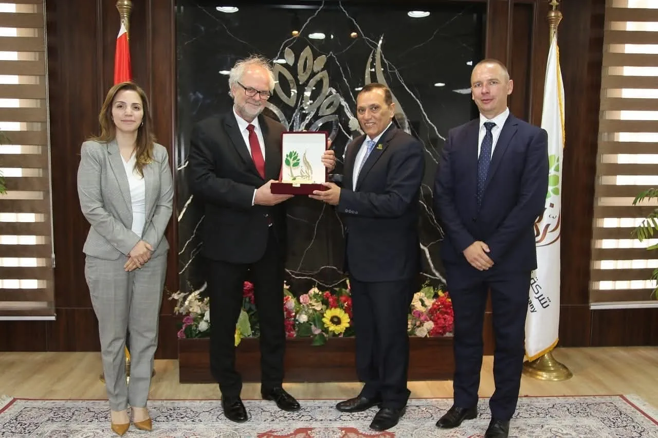 المدير الجديد لشركة تنمية الريف المصري يستقبل السفير البولندي في القاهرة