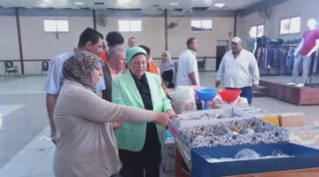 محافظ كفر الشيخ يفتتح معرض المنتجات الحرفية والغذائية في سيدي سالم
