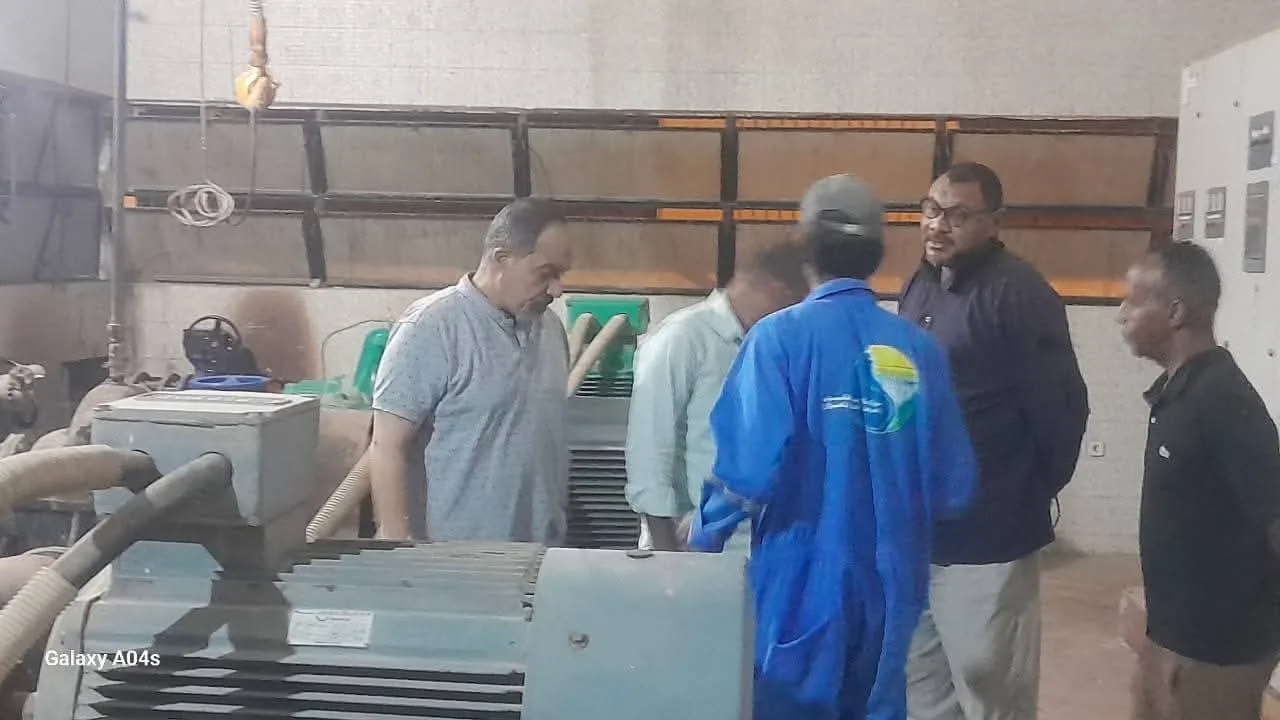 أسوان: حلاوة يزور مجموعة من منشآت شركة مياه الشرب والصرف الصحي