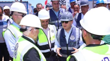 محافظ كفر الشيخ يزور موقع إنشاء مصنع إعادة تدوير النفايات الصلبة في الحامول بسعة 600 طن يوميًا.
