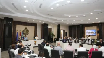 مؤتمر صحفي يجمع محافظ أسوان ورئيس الهيئة العامة للرعاية الصحية اعتبارًا من يوليو الحالي