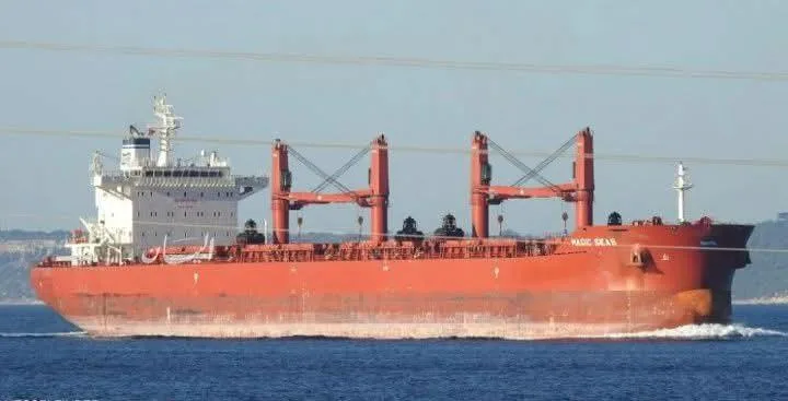 الحوثيون يهاجمون سفينة الشحن “ماجيك سيز” في البحر الأحمر الحوثيون يهاجمون سفينة الشحن “ماجيك سيز” في البحر الأحمر