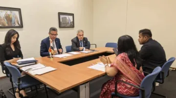 وزير التموين يجتمع مع المسؤول عن شؤون المستهلك وتوزيع الغذاء في الهند