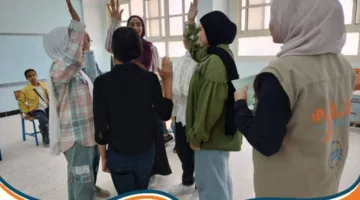 شباب الشرقية ينظمون أنشطة برنامج مشواري لأعضاء مركز شباب مدرسة في العاشر من رمضان.