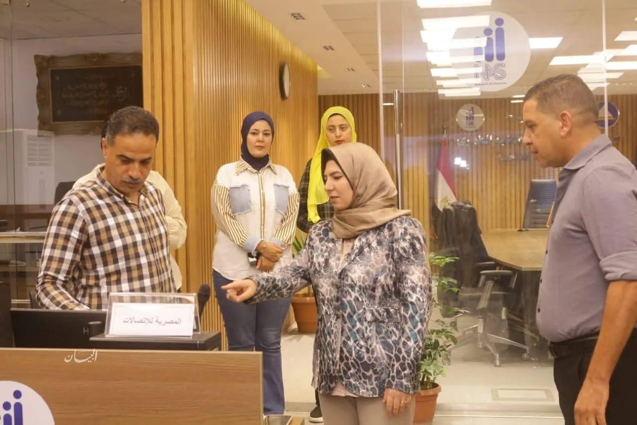 نائب محافظ دمياط تتابع تقدم العمل في مركز التحكم