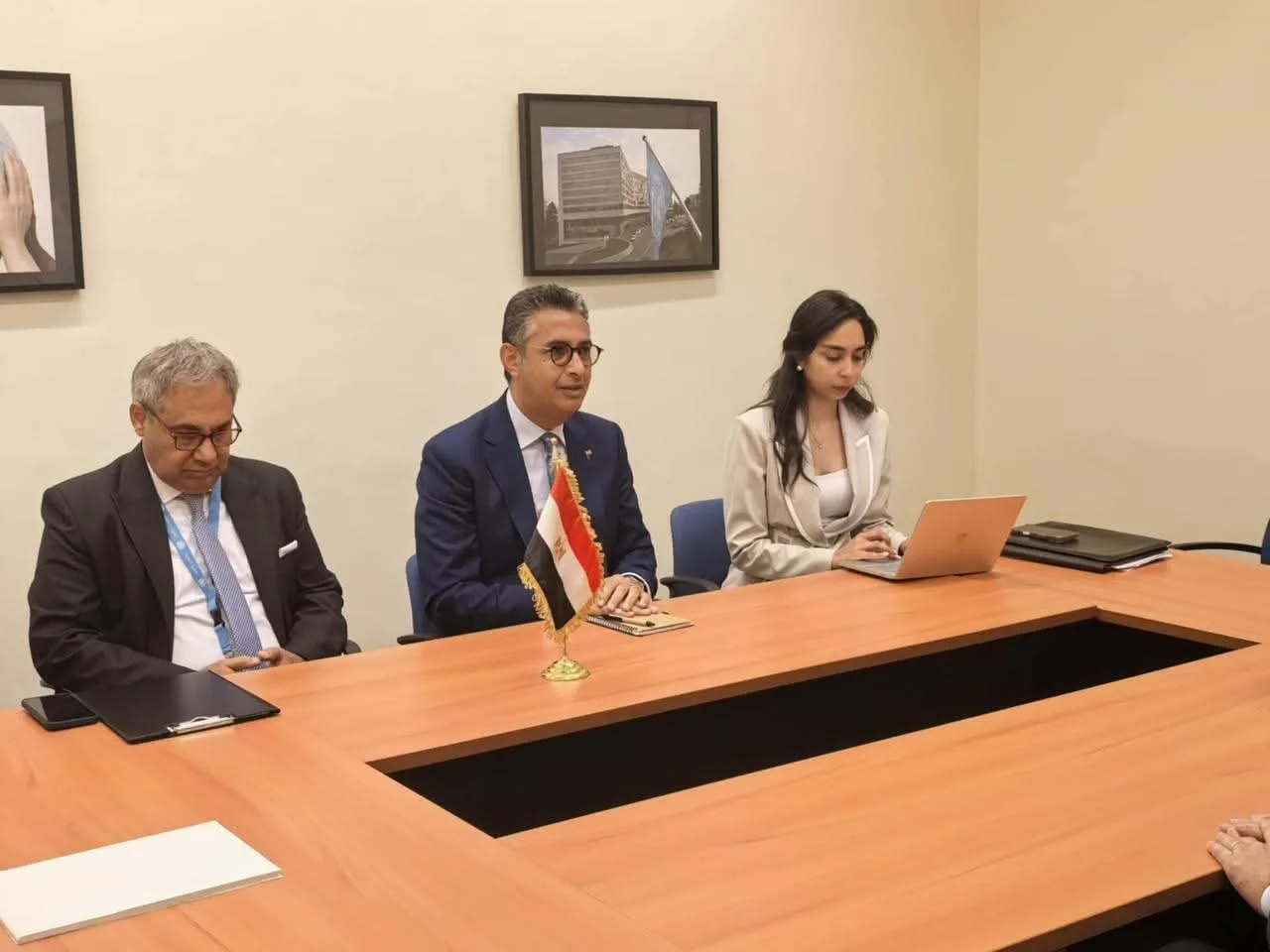 وزير التموين يجتمع مع رئيسة المعهد الوطني للقياس والجودة والتكنولوجيا في البرازيل وزير التموين يجتمع مع رئيسة المعهد الوطني للقياس والجودة والتكنولوجيا في البرازيل